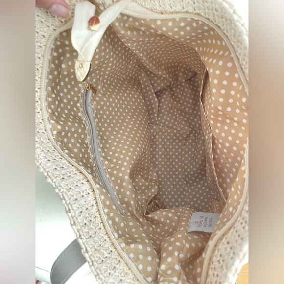 Lulla Collection Raffia Tote With Flowers - Picture 8 of 10